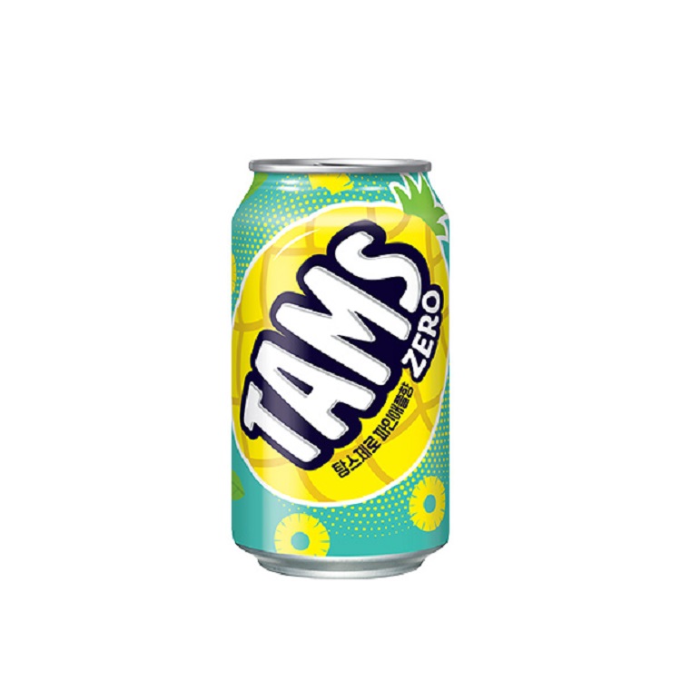 롯데칠성음료 탐스제로 <b>파인애플</b>향, 355ml, 24개