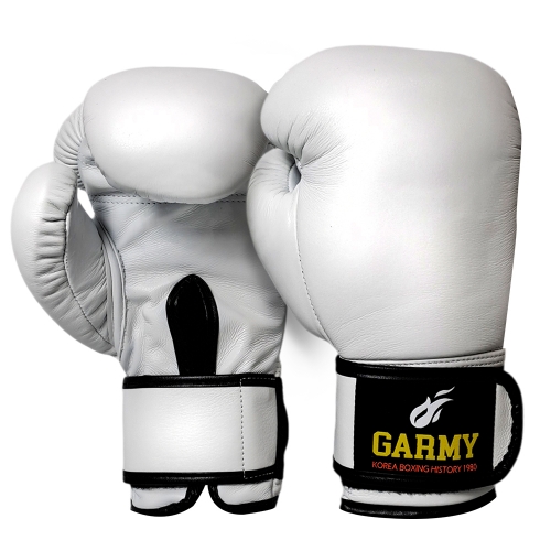 가미 천연 가죽 복싱 글러브 14oz, 레드