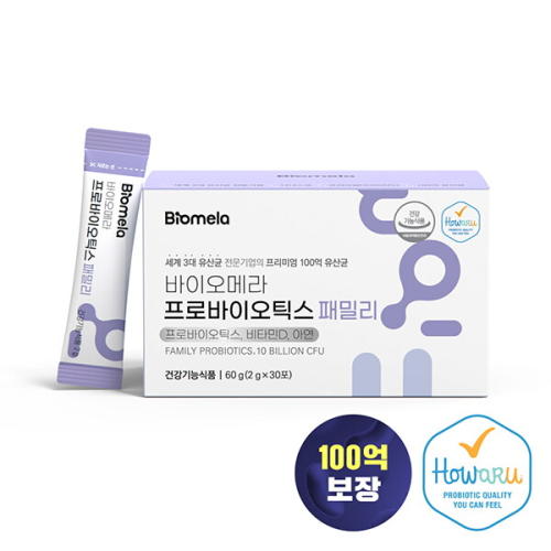 <b>프로바이오틱스</b> 패밀리 하우아유 다니스코 100억 유산균 1개월