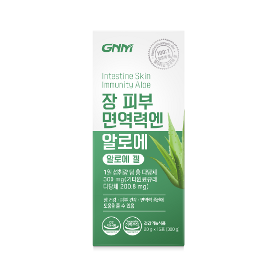 [이성경PICK] <b>GNM</b> 장 피부 면역력엔 <b>알로에</b> 15포 3박스(총 45포)