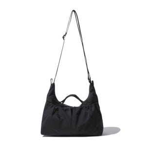 [커스텀멜로우][CUSTOMELLOW]Black Draw String Cross Bag(CRBAX25002BKX)