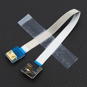 [HDCVT] Micro HDMI to Mini HDMI Flexible AV 변환 Cable(M-F)