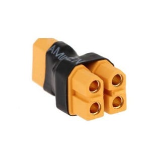 [AMASS] XT60(수) / XT60(암) 단자 병렬전원분배 커넥터 XT60 배터리를 두개의 XT60 커넥터 장치에 연결시