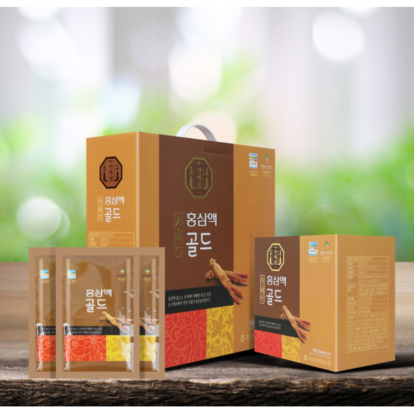 <b>천해원</b> 서산인삼농협 <b>6년근 홍삼액 골드 80ml</b> 60포