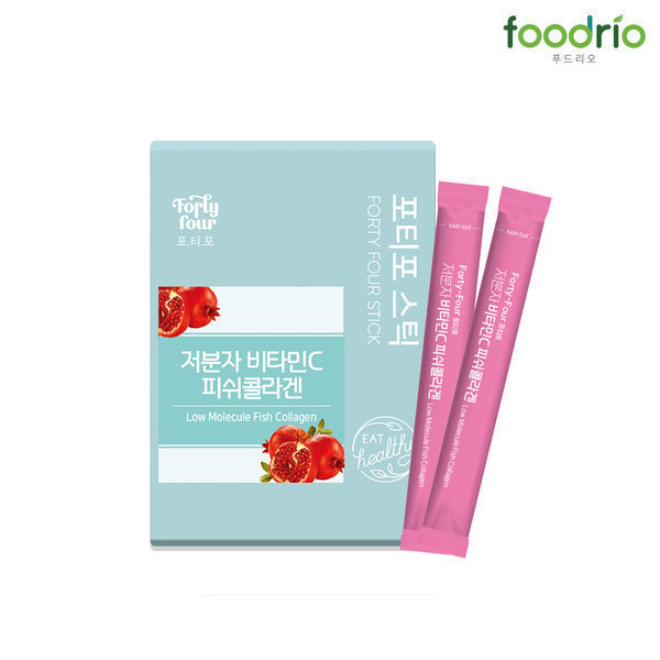 포티포 저분자 비타민C <b>피쉬콜라겐</b> 스틱 2gx30포