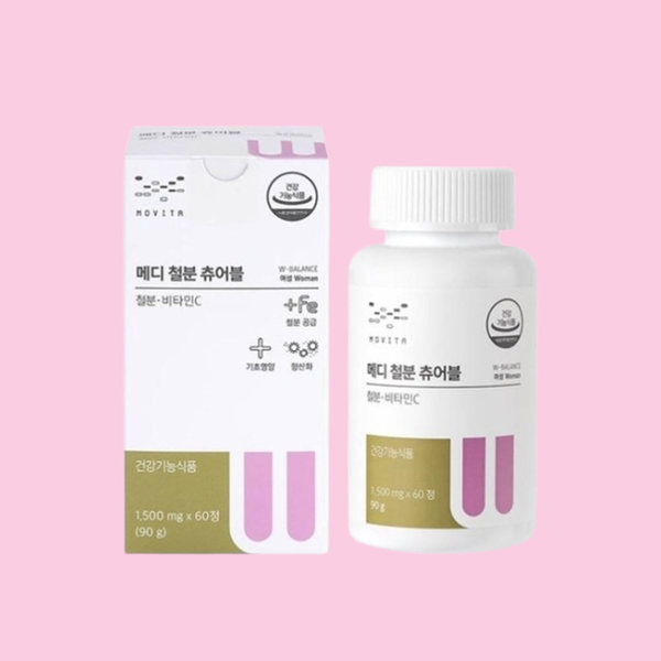 동국제약 모비타 메디 철분 츄어블 1500mgX60정