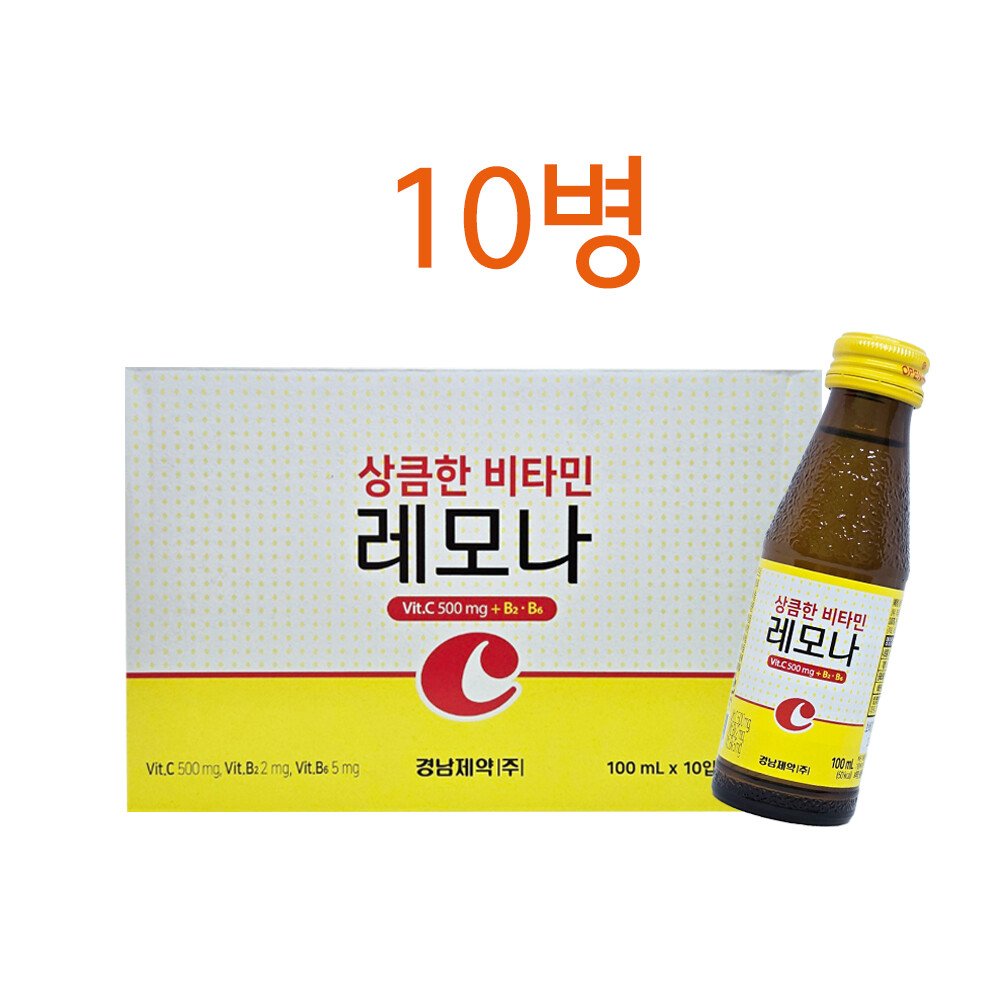 레모나 경남제약 비타민 레모나 드링크 100mlx10개