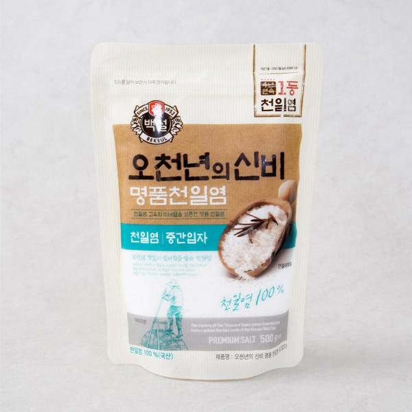 오천년의신비 백설 오천년의신비 천일염 500g X 12개 <b>기간</b>한정 추가할인