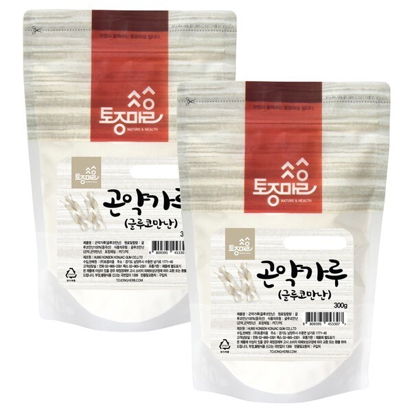 프리미엄 곤약가루(<b>글루코만난</b>) 300g X 2개(600g)
