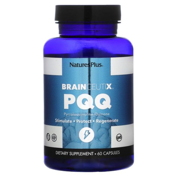 <b>네이쳐스플러스</b> (<b>아이</b>허브) BrainCeutix PQQ 20mg 캡슐 60정 해외직구