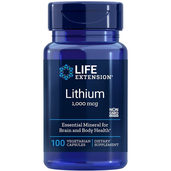 <b>리튬</b> 오로테이트 1000mcg 100정 수명 연장 뇌 DNA 건강 111789