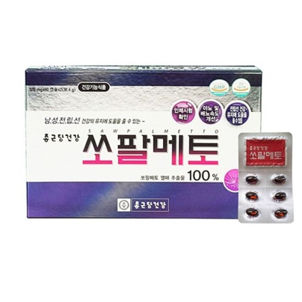 종근당 종근당 <b>하이업 쏘팔메토</b> 쏘팔매토 전립선 320mgx120캡슐