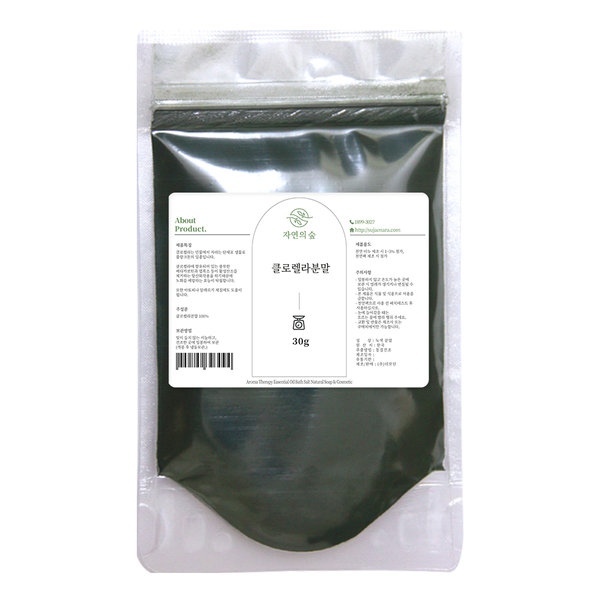 클로렐라분말30g 클로렐라가루 천연팩 천연분말 가루