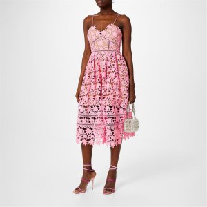 셀프포트레이트 미디 드레스 Azalea Midi Dress 658471 Pink