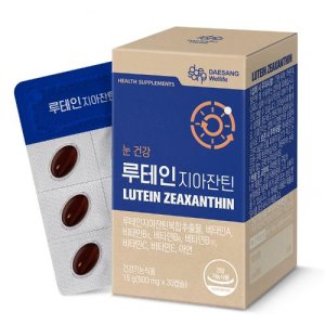 대상웰라이프 루테인 지아잔틴 500mg×30캡슐 눈 건강 영양보충 지친눈 눈노화 눈영양