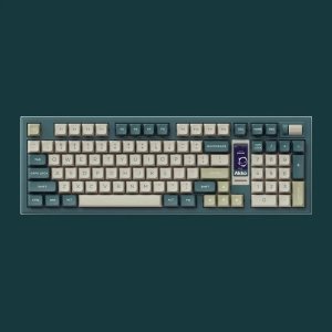 예슈 AKKO 5098B 핑크축 3모드 기계식 키보드 RGB 핫스왑 Screen Chocolove 해시태그
