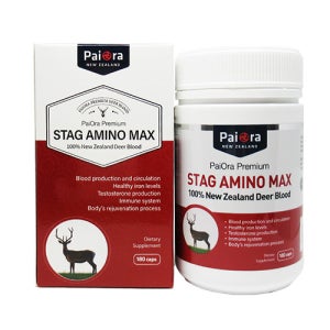 파이오라 녹혈 스태그 아미노 맥스 180캡슐 1개 숫사슴 PaiOra Stag Amino