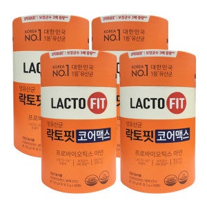 종근당건강 종근당건강 생유산균 락토핏 코어맥스 2g x 60포 4통 DL