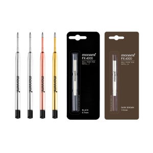 모나미 (모나미)FX-4000 볼펜 리필심 (153 골드/ID/네오/블랙앤화이트 리필심)