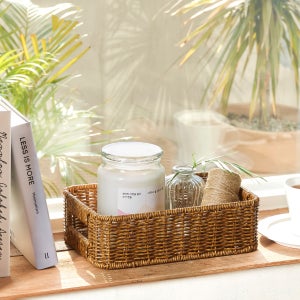 [자주] 데일리 수납 바스켓 17x26x8cm 내추럴 - 내추럴 (J52N9010556)