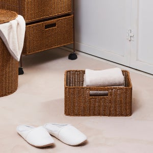 [자주] 데일리 수납 바스켓 34x26x16cm 내추럴 - 내추럴 (J52N9010560)