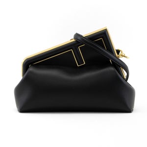 펜디 퍼스트 가죽 미디 숄더백 BLK 8BP137ABVEF0KUR