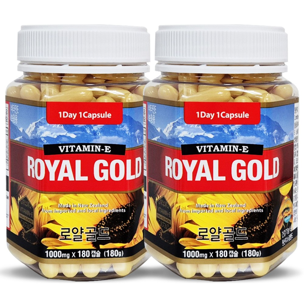 통라이프- <b>로얄</b><b>골드</b> 비타민E(뉴질랜드 <b>로얄</b>제리) 6개월분-2병-선물세트  상세페이지참조  2개