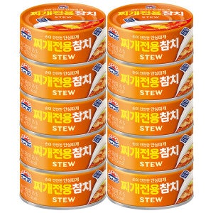 사조참치 사조 찌개전용 참치 85g x 10개 / 참치캔 통조림