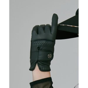 [닥스골프] 여성 블랙 SOFT SKIN-FIT 양손 합피장갑 DNGV3E201BK