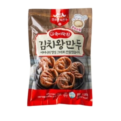 나래푸드 김치왕만두