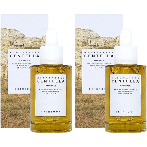 스킨천사 스킨1004 마다가스카르 센텔라 앰플 55ml 1+1 끈적이지 않는 진정 앰플