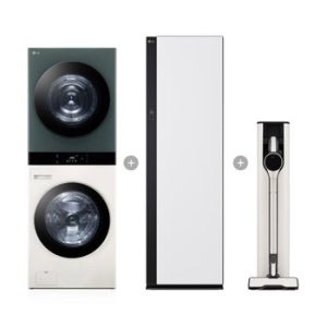 LG 트롬 오브제 워시타워 + 스타일러 + 청소기 1EG-M8H-20W 배송무료