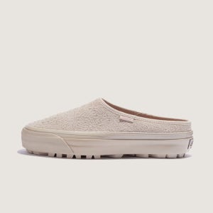 [반스 공식몰] 반스 프리미엄 뮬 스타일 17 헤어리 스웨이드 베이지 VN000D84BYS