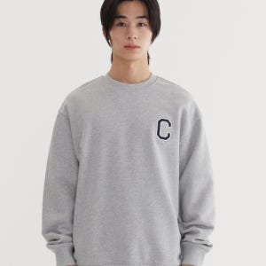 [커버낫] C 로고 맨투맨 Melange Gray CO2501CR31MG