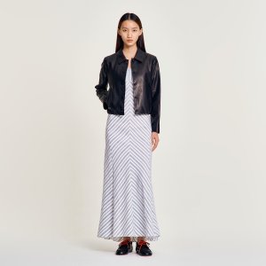 [산드로] 램레더 셔츠 자켓 SF25M5FRJL199 S25SS-08