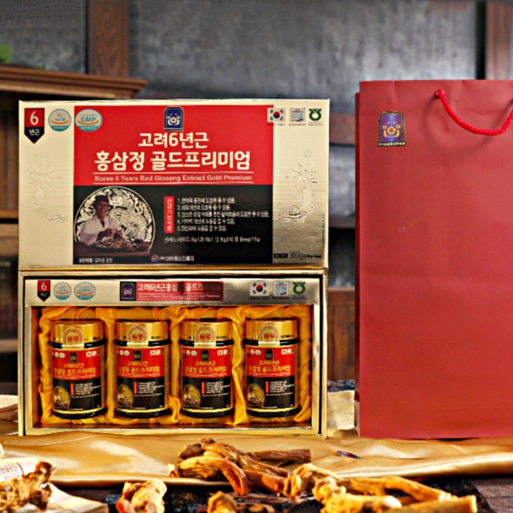 김오곤 원장의 <b>고려</b> 6년근 <b>홍삼정</b> 골드프리미엄  240g  4개