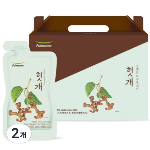 <b>풀무원</b>녹즙 헛개 건강즙 20p  70ml  2개