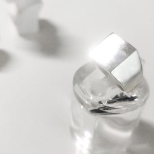 베이직 플랫심플 남자and여자은반지, LISMORE