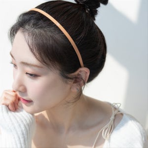 상큼청량 💛귀안아픈 가죽 머리띠💛 내추럴/6종, 더하루(THEHARU)