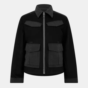 지스타로우 별 숏 울 자켓 블랙 G Star Short Wool Jacket Dk Black 60182403