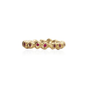 화이트 뮤지엄    Burma Ruby Dotted Line Ring