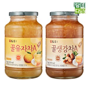 담터 꿀유자차A + 꿀생강차A 1kg