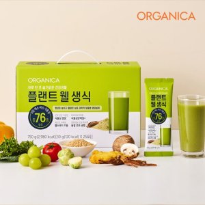 <b>올가니카</b>(건강식품) <b>올가니카</b> 플랜트 웰 생식 30g x 25포 선물세트