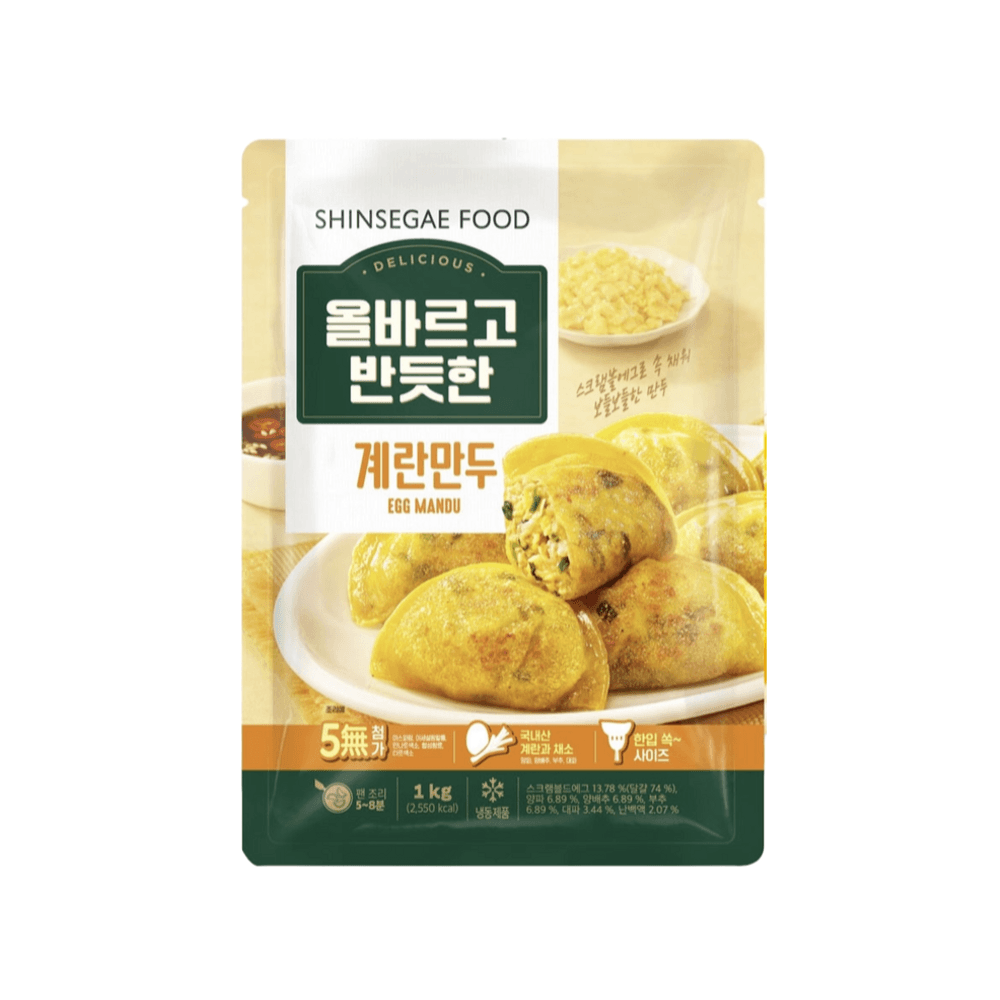 신세계푸드 올바르고반듯한 계란만두