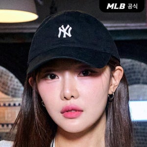 [카리나PICK][MLB공식] 공용 루키 언스트럭쳐 볼캡 NY (Black) 3ACP7701N-50BKS