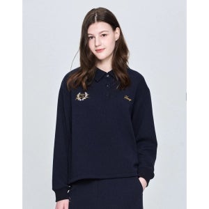 [헤지스 여성] 헤지스레이디스 자수포인트 폴로 스웨트 셔츠 HSTS5B200N2