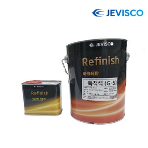 [제비스코] 10:1 아크레탄 특적색 경화제 포함 4L (유광)