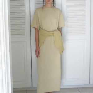 [오브베이지] ORGANIC LINEN KNIT OPS_SOFT MELON_OE1C2MOP11SML