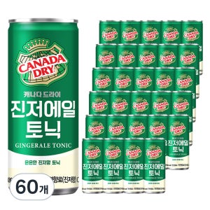캐나다드라이 진저에일 토닉  250ml  60개