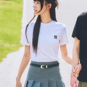 [엠엘비] 베이직 컴포터블핏 반팔 티셔츠 NY (White) 3ATSB0153-50WHS